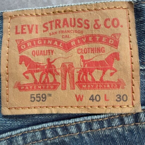 Levi’s 559 Relaxed Straight Jeans – Size 40x30 - Picture 8 of 13